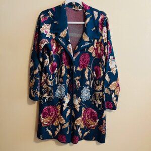 Soft Surroundings jacquard print cardigan